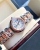 Longines PrimaLuna Quartz 26.5 Stainless Steel / Pink Gold / Diamond / Silver - Roman / Bracelet