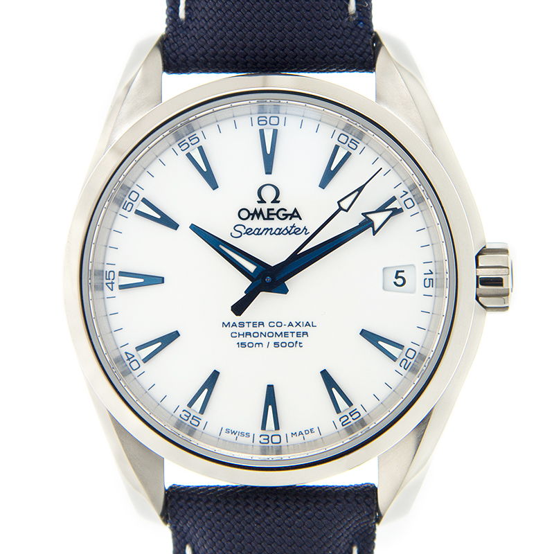 Omega Seamaster Aqua Terra 150M Master Co-Axial 38.5 Titanium / White / Bracelet / GoodPlanet