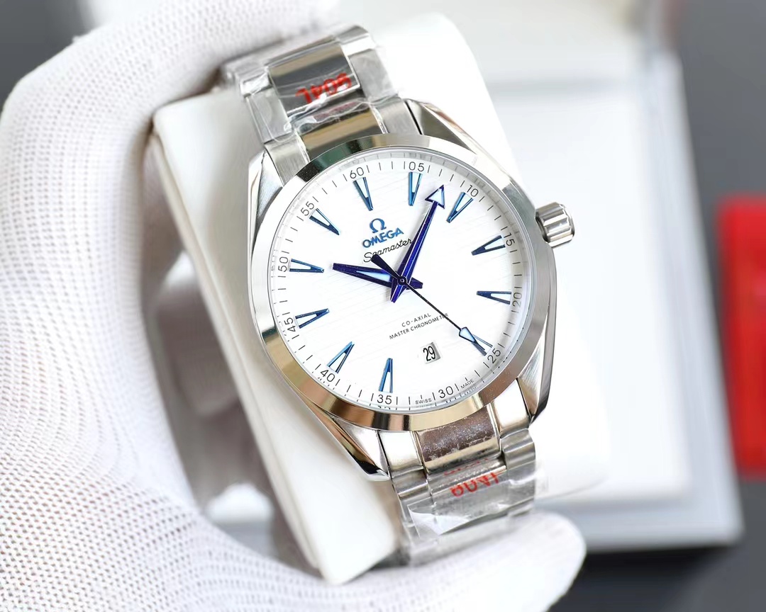 Omega Seamaster Aqua Terra 150M Master Co-Axial 38.5 Titanium / White / Bracelet / GoodPlanet