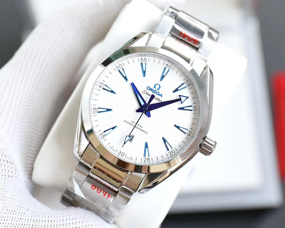 Omega Seamaster Aqua Terra 150M Master Co-Axial 38.5 Titanium / White / Bracelet / GoodPlanet