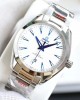 Omega Seamaster Aqua Terra 150M Master Co-Axial 38.5 Titanium / White / Bracelet / GoodPlanet