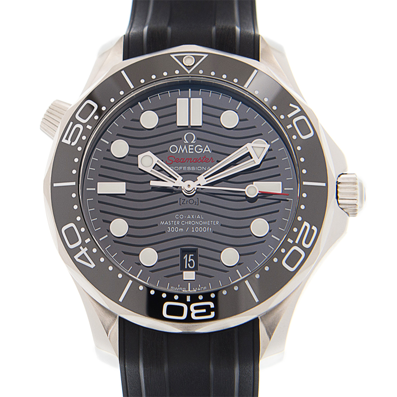 Omega Seamaster Diver 300M Master Co-Axial 42 Stainless Steel / Black / Rubber