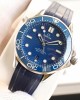 Omega Seamaster Diver 300M Master Co-Axial 42 Stainless Steel / Blue / Rubber