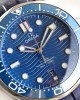 Omega Seamaster Diver 300M Master Co-Axial 42 Stainless Steel / Blue / Rubber