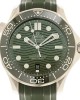 Omega Seamaster Diver 300M Master Co-Axial 42 Stainless Steel / Green / Rubber