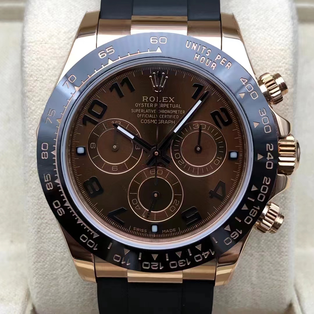 Rolex Daytona Cosmograph Daytona Everose / Cerachrom / Chocolate / Oysterflex