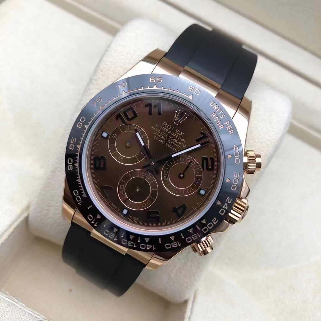 Rolex Daytona Cosmograph Daytona Everose / Cerachrom / Chocolate / Oysterflex