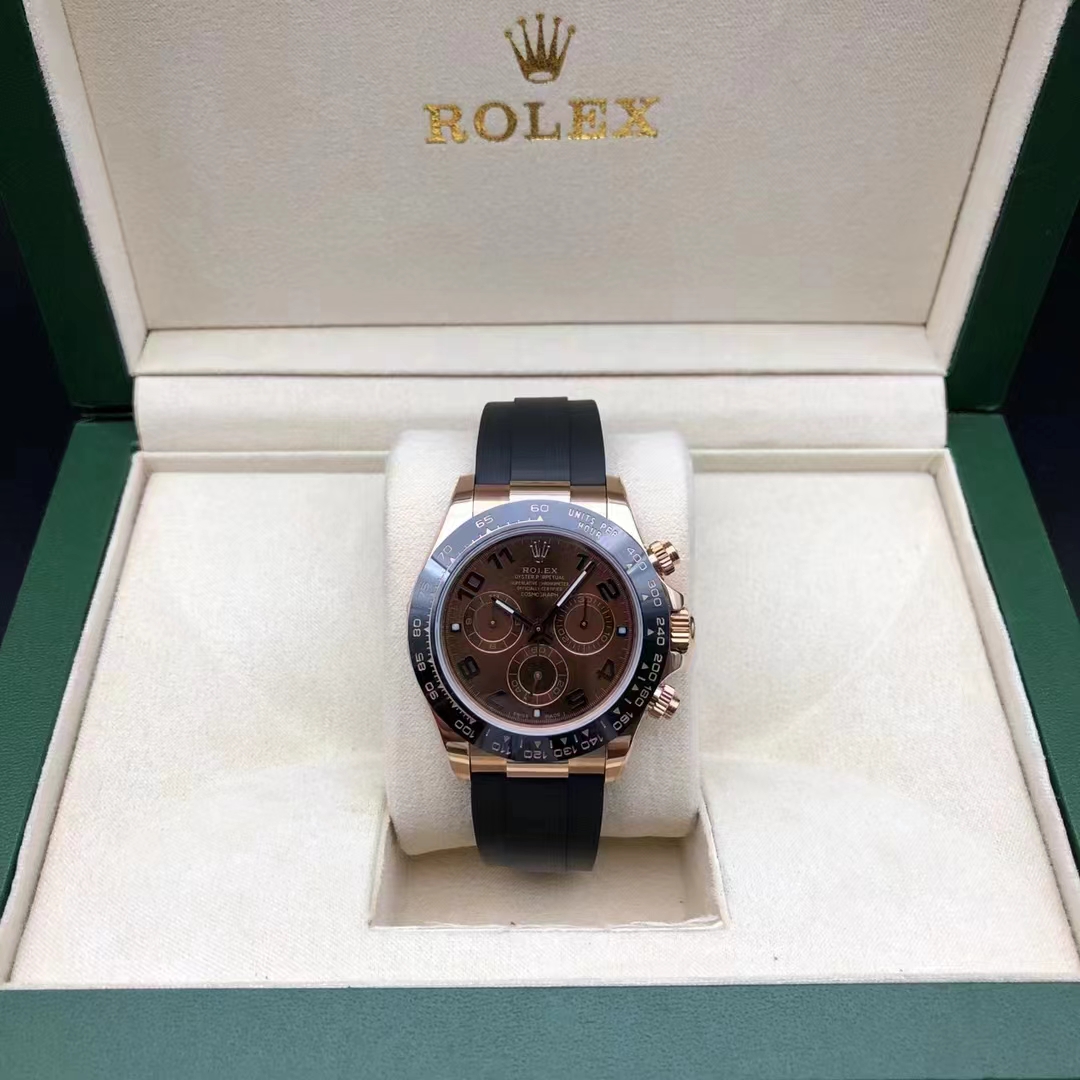 Rolex Daytona Cosmograph Daytona Everose / Cerachrom / Chocolate / Oysterflex