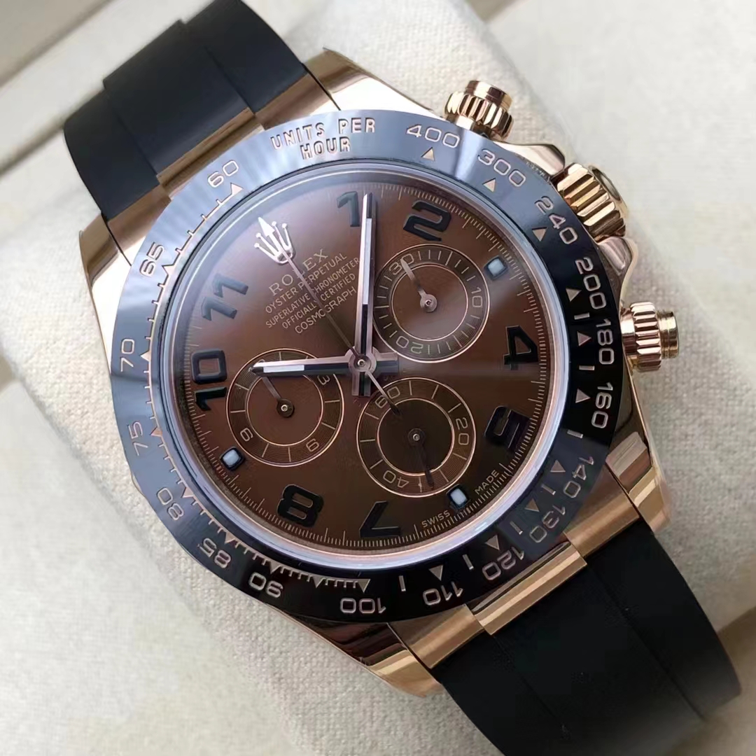 Rolex Daytona Cosmograph Daytona Everose / Cerachrom / Chocolate / Oysterflex