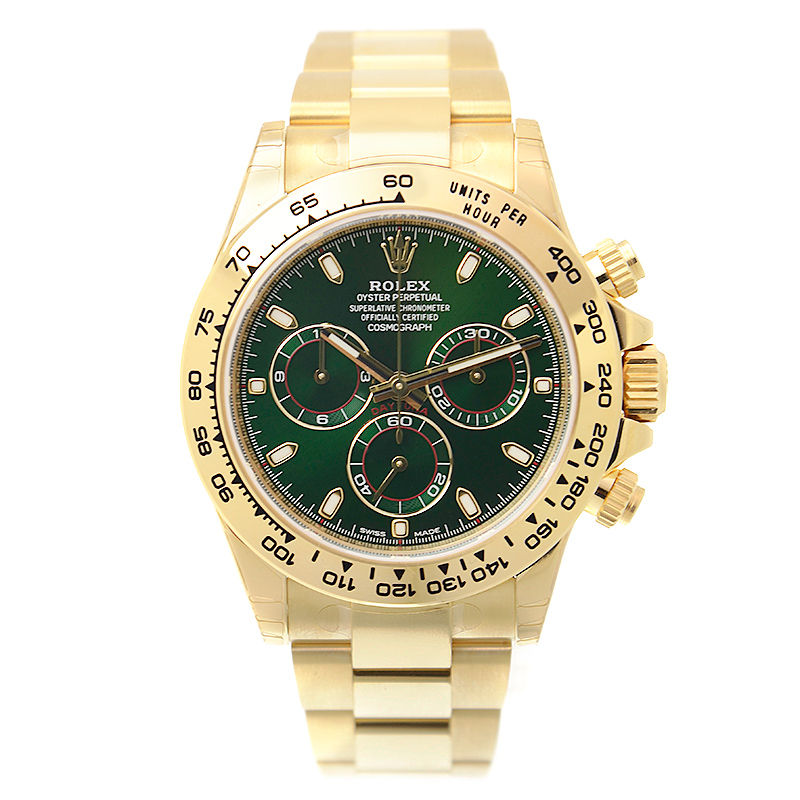 Rolex Cosmograph Daytona Yellow Gold / Green